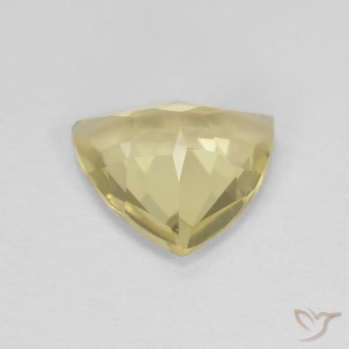 Béryl Jaune clair naturelle Trillion, 1.30 ct, VVS-VS