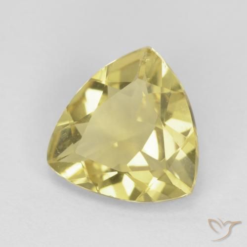 Béryl Doré léger naturelle Trillion, 1.73 ct, VVS-VS