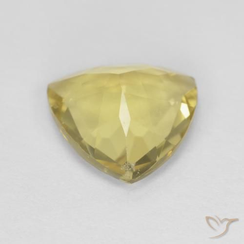 Béryl Doré léger naturelle Trillion, 1.73 ct, VVS-VS