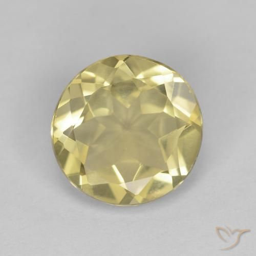 1.45ct Naturel Jaune doré Béryl, Tour, VVS-VS