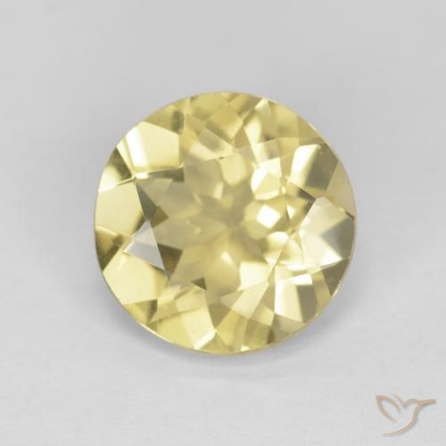 1.98ct Naturel Jaune terreux léger Béryl, Tour, VVS-VS