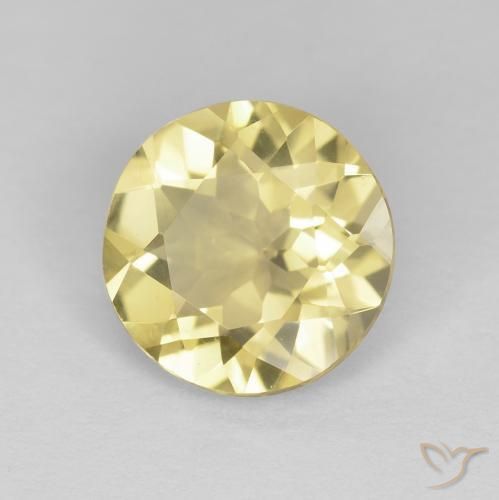 Béryl Jaune terreux léger naturelle Tour, 1.98 ct, VVS-VS