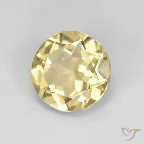 Béryl Jaune terreux naturelle Tour, 1.74 ct, VS