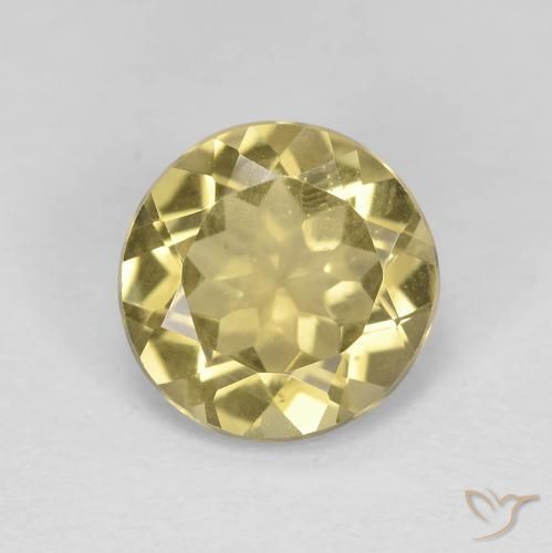 1.87ct Naturel Jaune moyen Béryl, Tour, VS