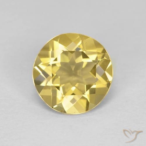 1.71ct Naturel Jaune miel léger Béryl, Tour, VS