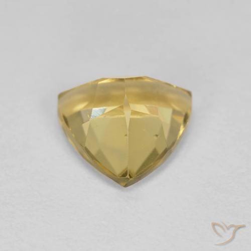 Béryl Jaune clair naturelle Trillion, 1.59 ct, VS