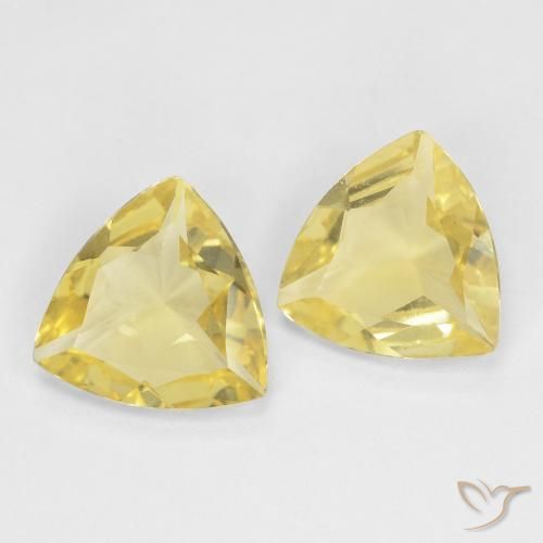Shop natural 2.16ct Jaune moyen Béryl gems, Trillion, from Madagascar at GemSelect. In stock, global shipping!