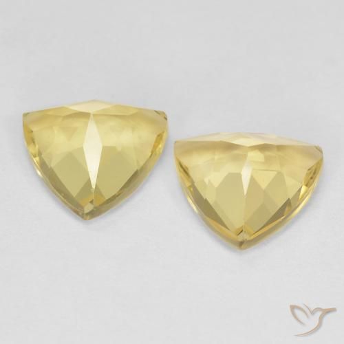 Shop natural 2.67ct Jaune Dijon Béryl gems, Trillion, from Madagascar at GemSelect. In stock, global shipping!