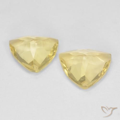 Shop natural 2.31ct Jaune terreux Béryl gems, Trillion, from Madagascar at GemSelect. In stock, global shipping!