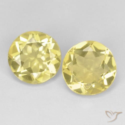 3.15ctw Naturel Bourdon jaune Béryl, Tour, VVS