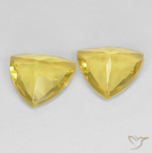 Shop natural 2.30ct Jaune moyen Béryl gems, Trillion, from Madagascar at GemSelect. In stock, global shipping!