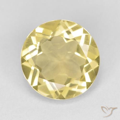 1.65ct Naturel Jaune Dijon très clair Béryl, Tour, VVS