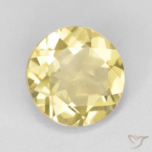 Béryl Jaune Dijon très clair naturelle Tour, 1.65 ct, VVS