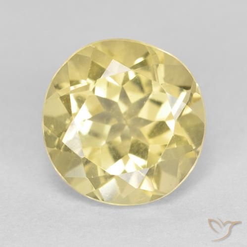 1.89ct Naturel Jaune Dijon très clair Béryl, Tour, VVS
