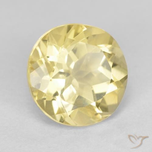 Béryl Jaune Dijon très clair naturelle Tour, 1.89 ct, VVS