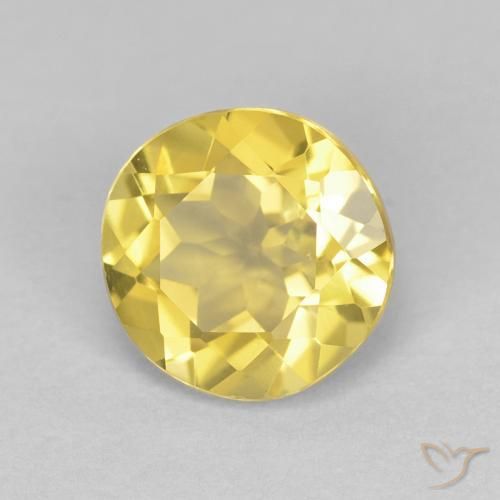 Béryl Jaune moyen naturelle Tour, 1.26 ct, VVS
