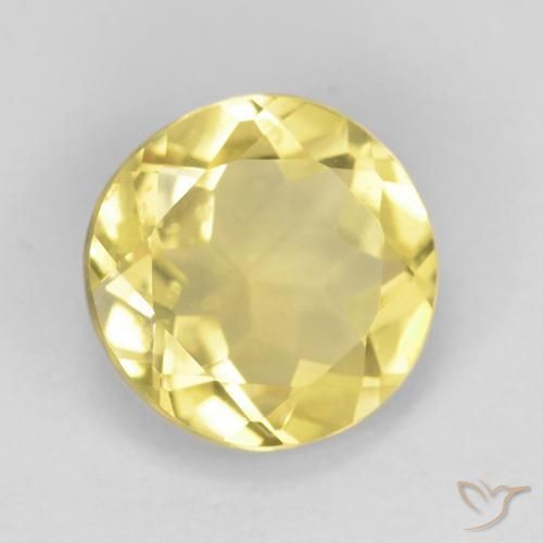 Béryl Bourdon jaune naturelle Tour, 1.52 ct, VVS
