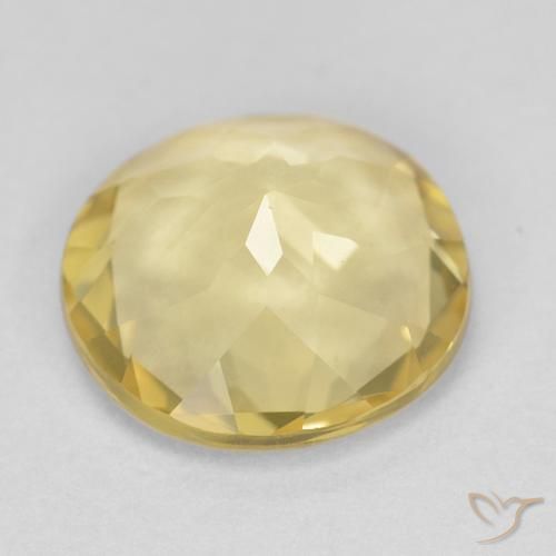 Béryl Jaune terreux naturelle Tour, 2.02 ct, VVS