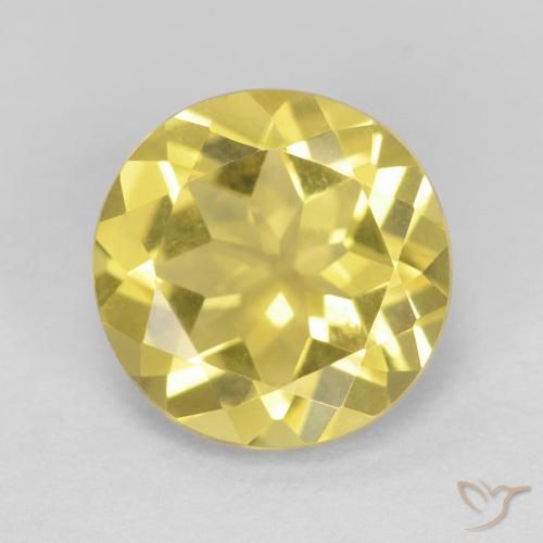 1.59ct Naturel Jaune miel léger Béryl, Tour, VVS