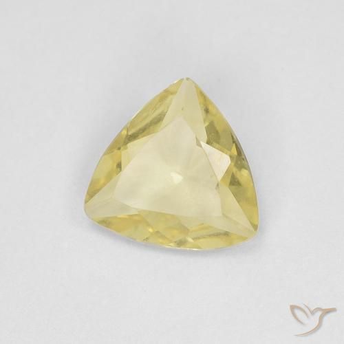 0.71ct Naturel Jaune miel léger Béryl, Trillion, VVS