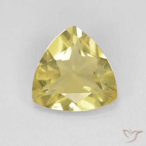1.18ct Naturel Jaune terreux Béryl, Trillion, VVS