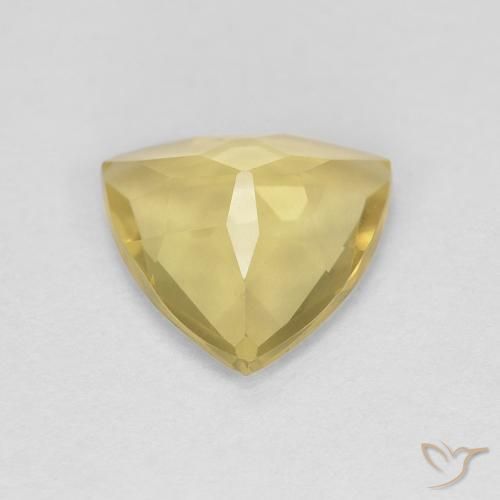 Béryl Jaune riche naturelle Trillion, 1.22 ct, VVS