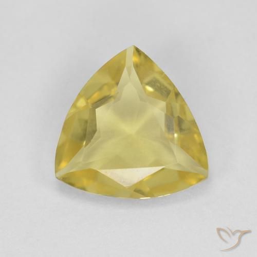 1.20ct Naturel Jaune clair Béryl, Trillion, VVS