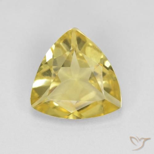 1.30ct Naturel Jaune clair Béryl, Trillion, VVS