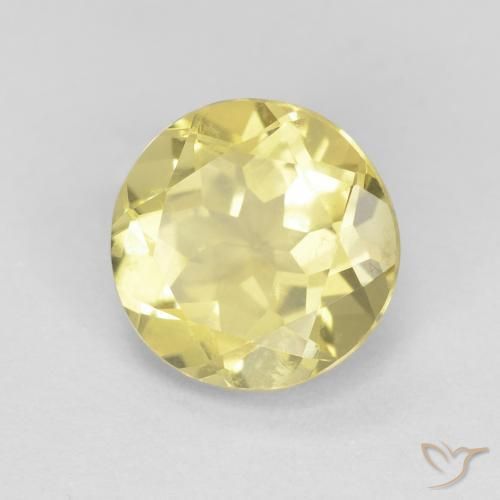 Béryl Jaune clair naturelle Tour, 1.64 ct, VVS