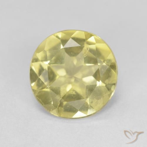 1.48ct Naturel Jaune ananas léger Béryl, Tour, VVS