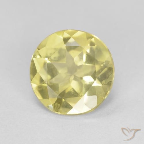 Béryl Jaune ananas léger naturelle Tour, 1.48 ct, VVS