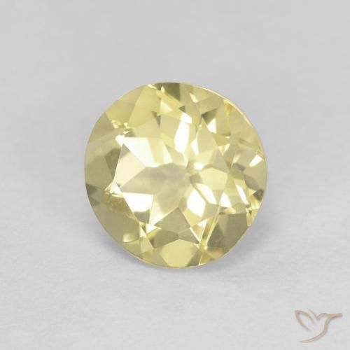 Béryl Jaune clair naturelle Tour, 1.35 ct, VVS
