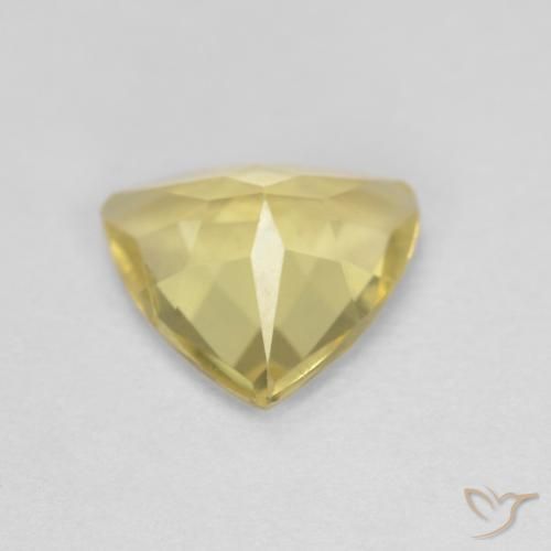 Béryl Jaune moyen naturelle Trillion, 1.05 ct, VVS