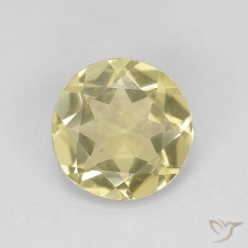 1.45ct Naturel Jaune lagune léger Béryl, Tour, VVS