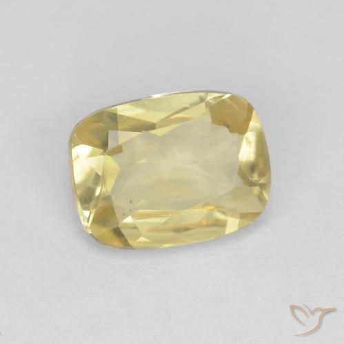 Béryl Doré léger naturelle Coussin, 1.25 ct, VVS