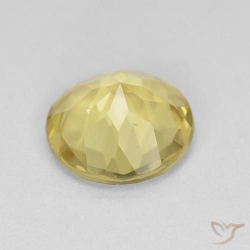 Béryl Jaune terreux naturelle Tour, 1.48 ct, VVS