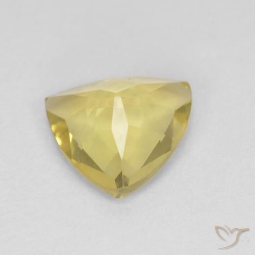 Béryl Doré jaunâtre naturelle Trillion, 1.27 ct, VVS
