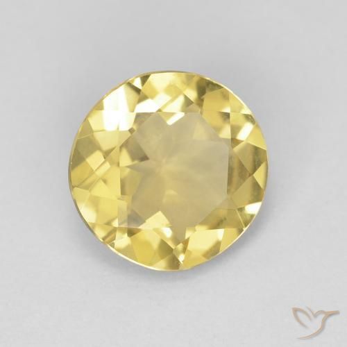 Béryl Jaune moelleux naturelle Tour, 1.43 ct, VVS