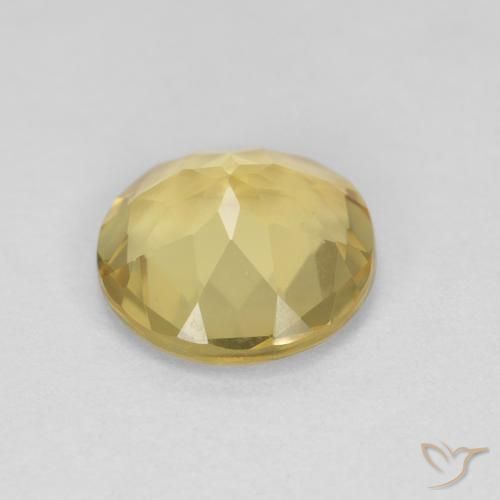Béryl Jaune moelleux naturelle Tour, 1.43 ct, VVS