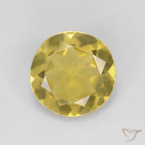 1.65ct Naturel Doré jaunâtre Béryl, Tour, VVS