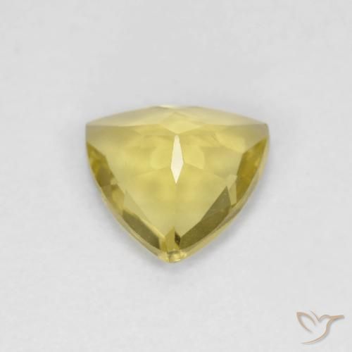 Béryl Medium Light-Yellow naturelle Trillion, 0.88 ct, VVS