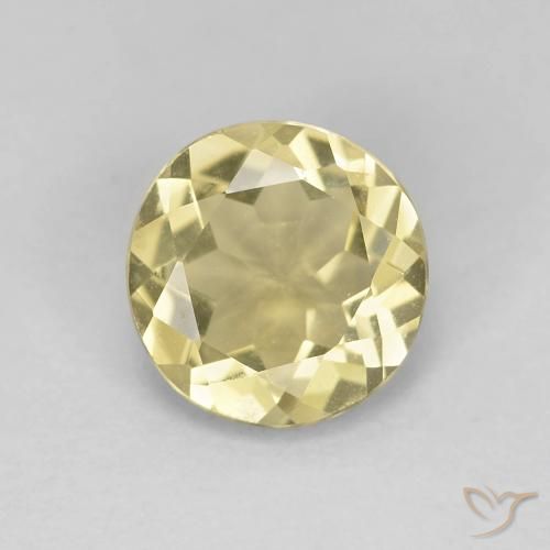 1.55ct Naturel Jaune chaud Béryl, Tour, VVS