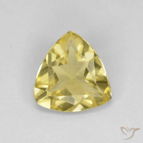 1.05ct Naturel Jaune doré léger Béryl, Trillion, VVS