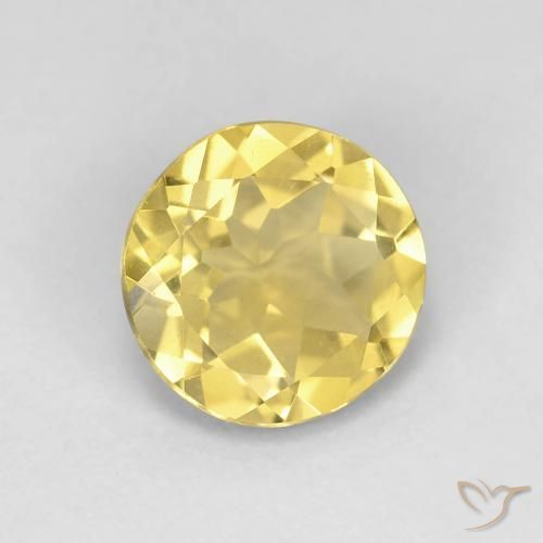 Béryl Medium Light-Yellow naturelle Tour, 1.60 ct, VVS