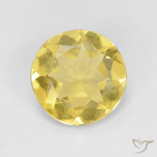 1.47ct Naturel Jaune pâle Béryl, Tour, VVS