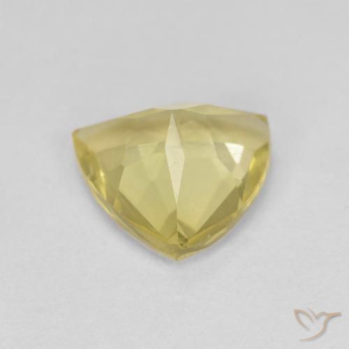 Béryl Jaune clair naturelle Trillion, 1.26 ct, VVS-VS