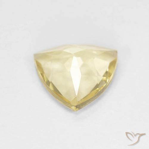 Béryl Jaune chaud naturelle Trillion, 1.30 ct, VVS
