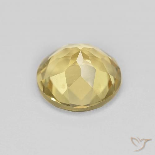 Béryl Jaune terreux léger naturelle Tour, 1.71 ct, VVS