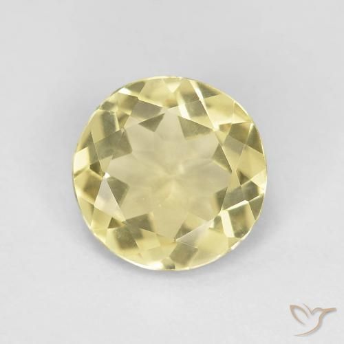 1.45ct Naturel Jaune Dijon très clair Béryl, Tour, VVS