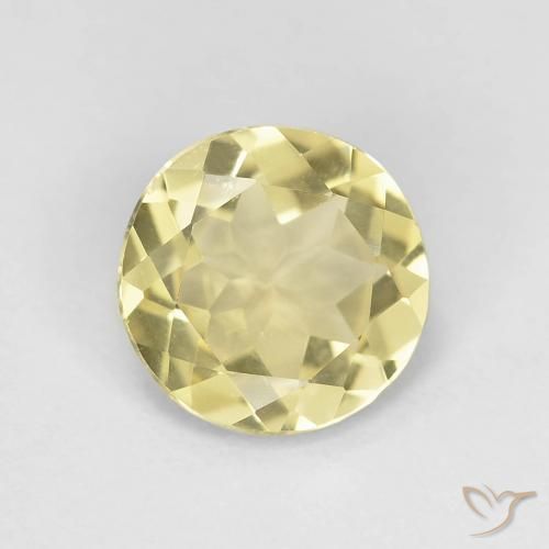Béryl Jaune Dijon très clair naturelle Tour, 1.45 ct, VVS